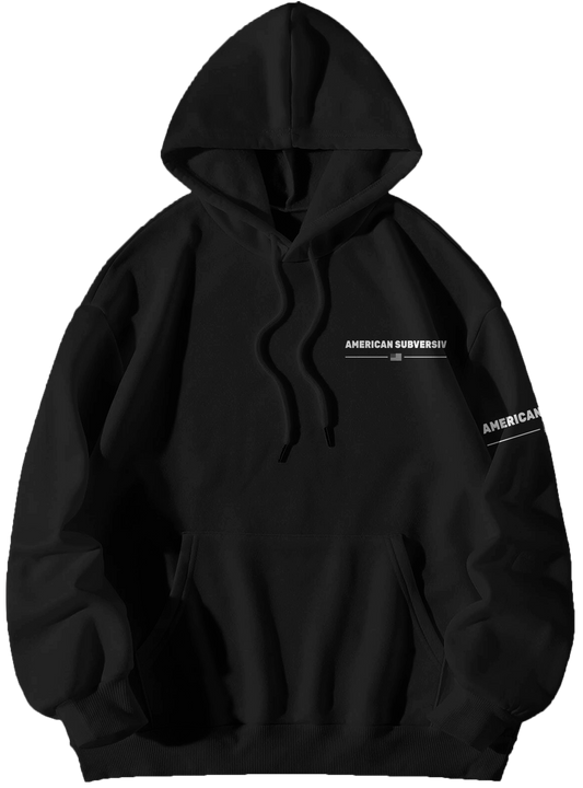 American Subversiv Distressed Flag Hoodie
